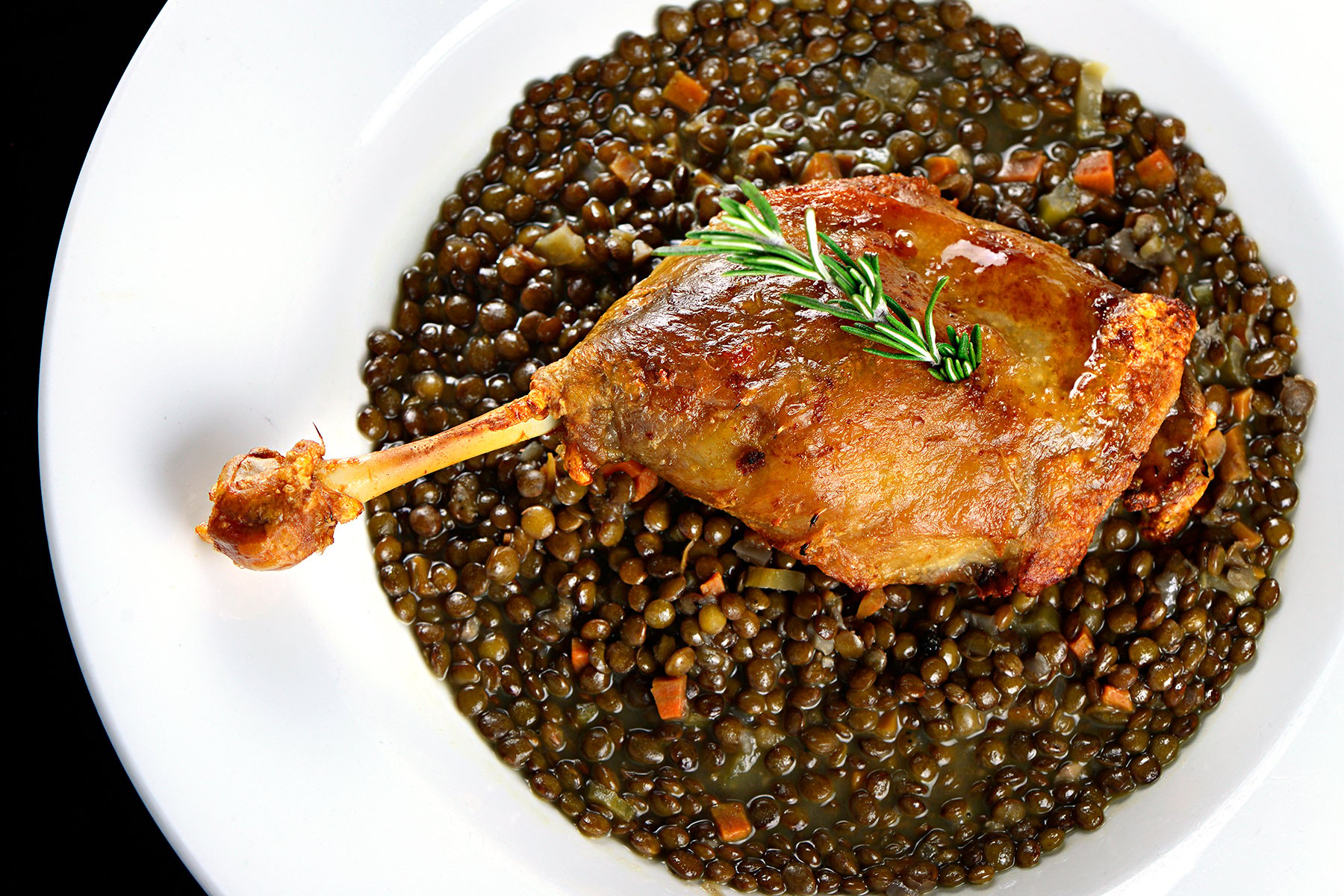 Duck confit from La Piquette. Photograph courtesy of La Piquette.