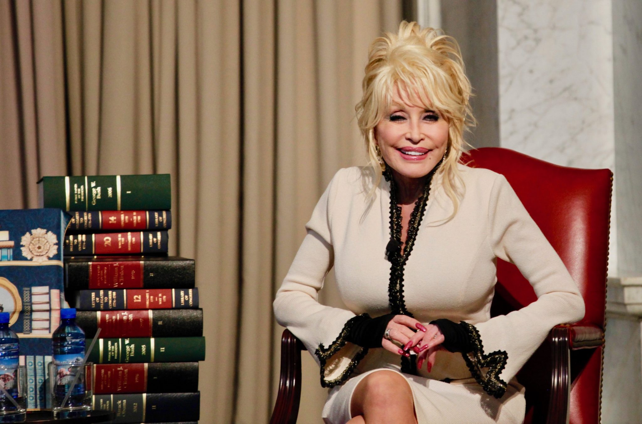 PHOTOS: Dolly Parton Visits Library of Congress to Donate Her 100 Millionth Book