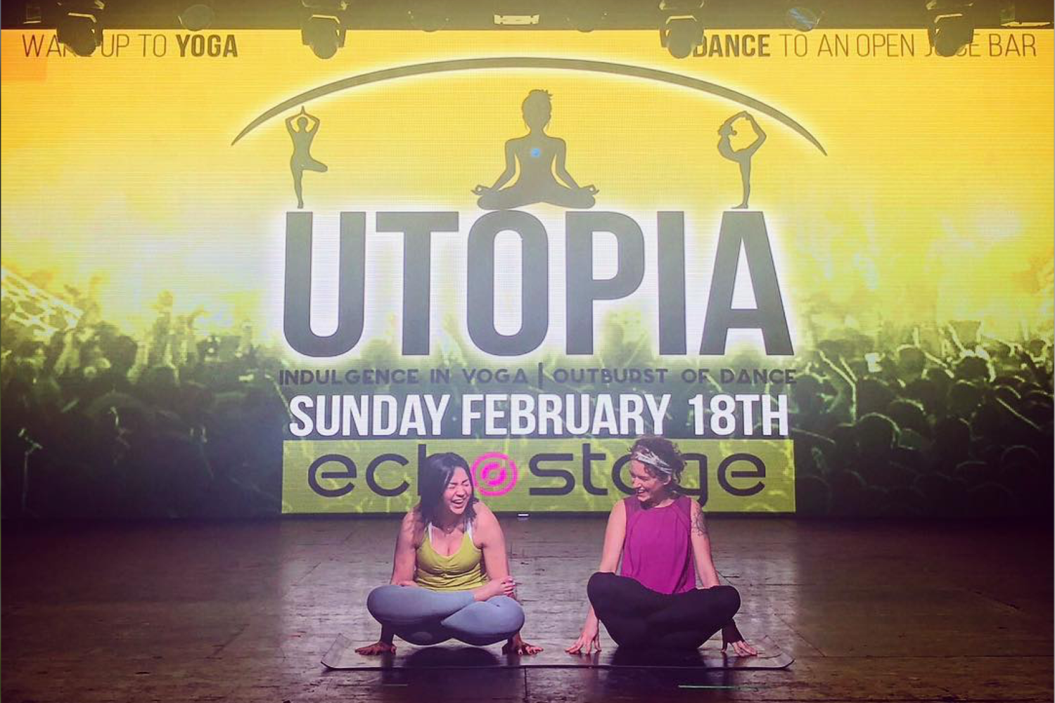 Wake Up To Yoga And Dance Your Afternoon Away On February 18 At UTOPIA