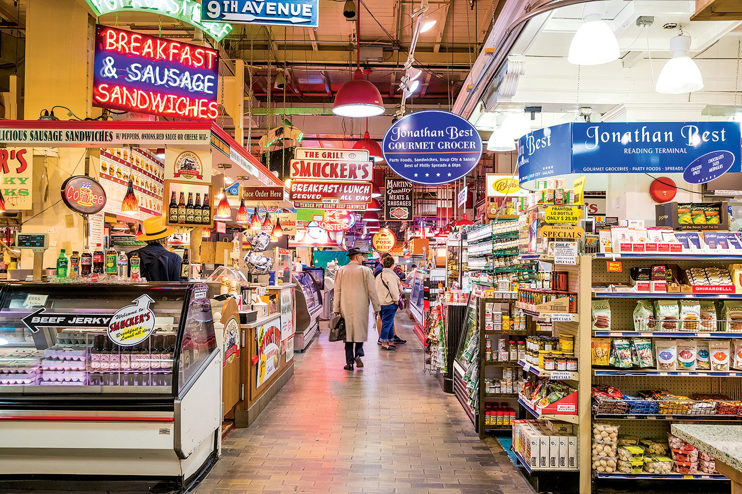 Reading Terminal Market in Philadelphia.