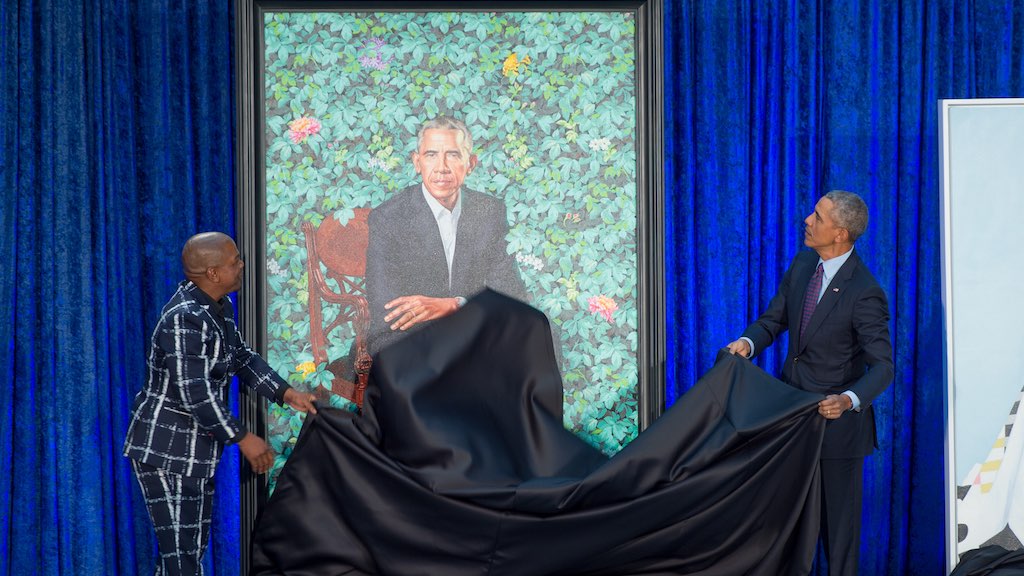 obama portrait unveiling