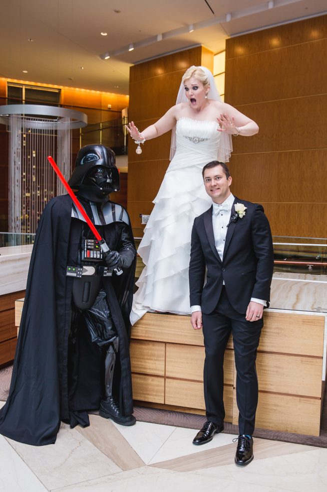 star wars themed wedding washington dc wedding Emily Dave WWE 29