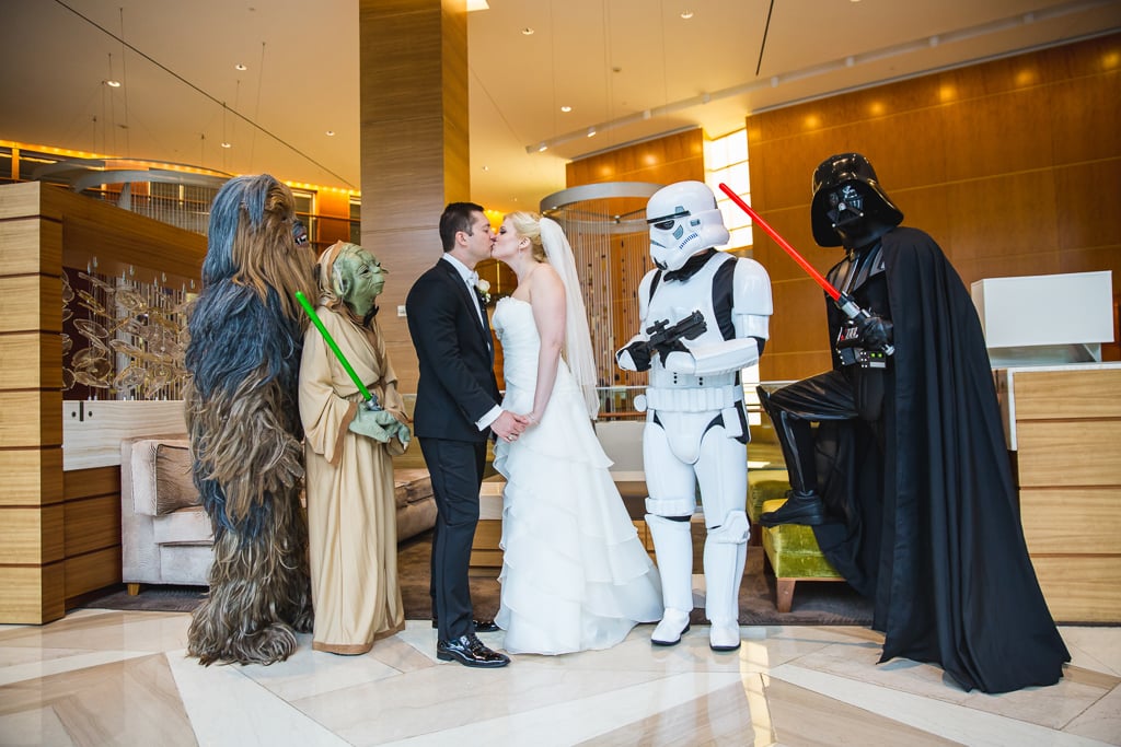 The Force Was Strong at this Star WarsThemed Wedding In