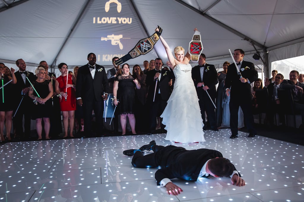 The Force Was Strong at this Star WarsThemed Wedding In