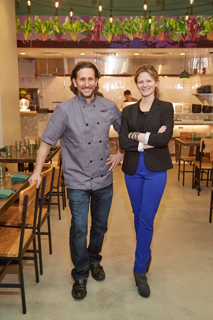 Chef Richard Landau and Kate Jacoby of Philadelphia's Vedge and Fancy Radish.