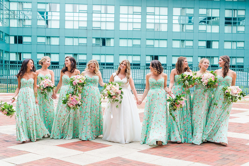 floral print bridesmaids dress printed bridesmaids dress patterned bridesmaids dress