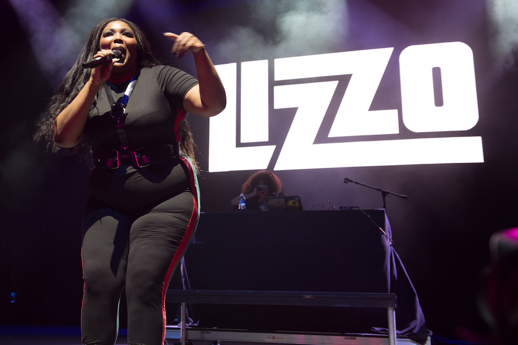 Lizzo performs at Stay Amped.