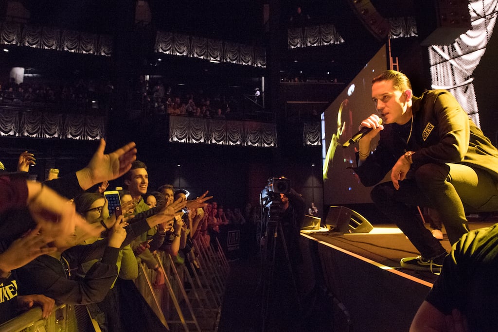 G-Eazy performs at Stay Amped.