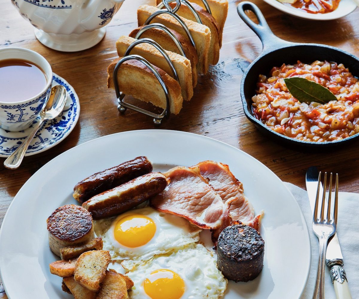 Mattie and Eddie's Irish breakfast, offered all day every day. Photograph courtesy of Mattie and Eddie's