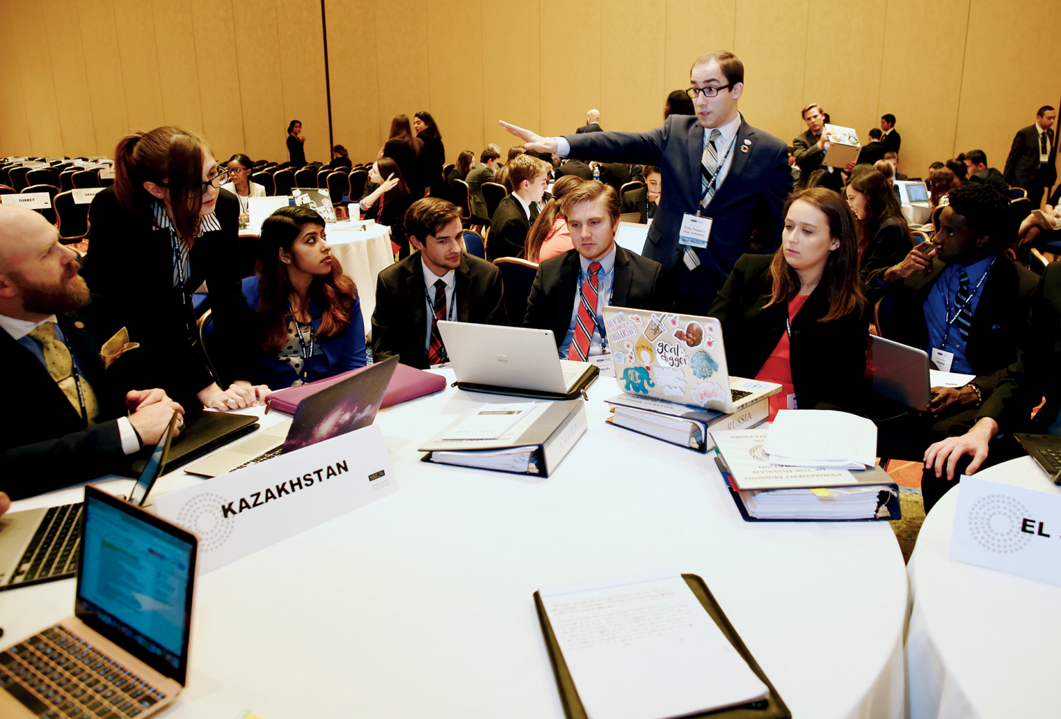 Model UN contests have two edicts: Accurately depict your country—but work with others to find common ground. Model UN contests have two edicts: Accurately depict your country—but work with others to find common ground.