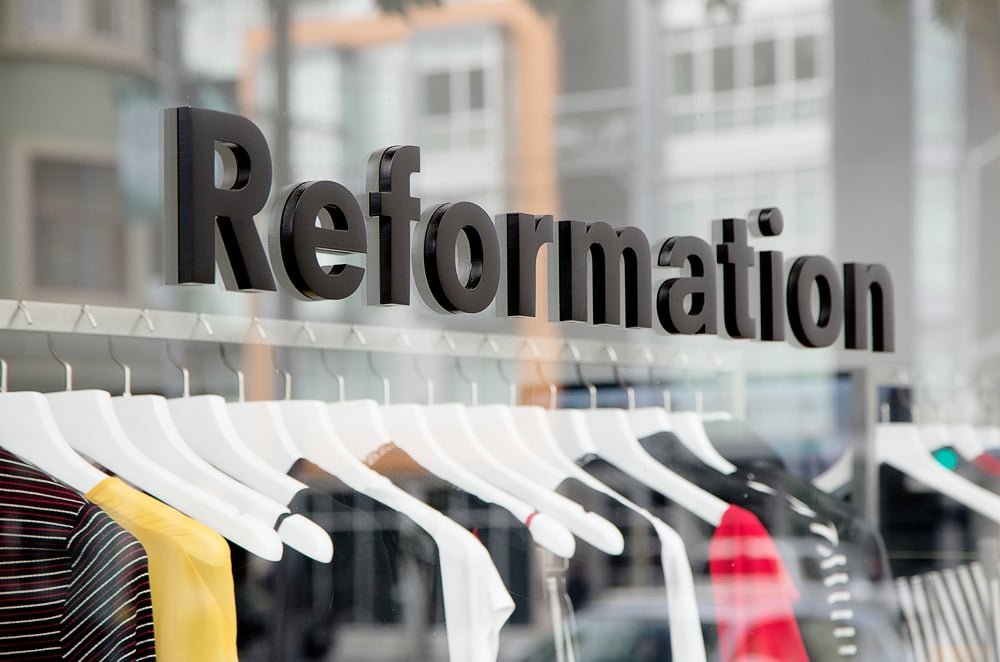 the reformation clothing store