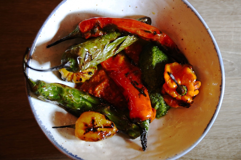 Sababa4 - Washingtonian Hot peppers Sababa Mediterranean restaurant Cleveland Park.