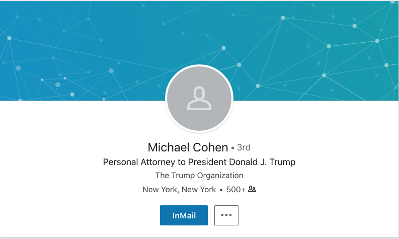 michael cohen linkedin - Washingtonian