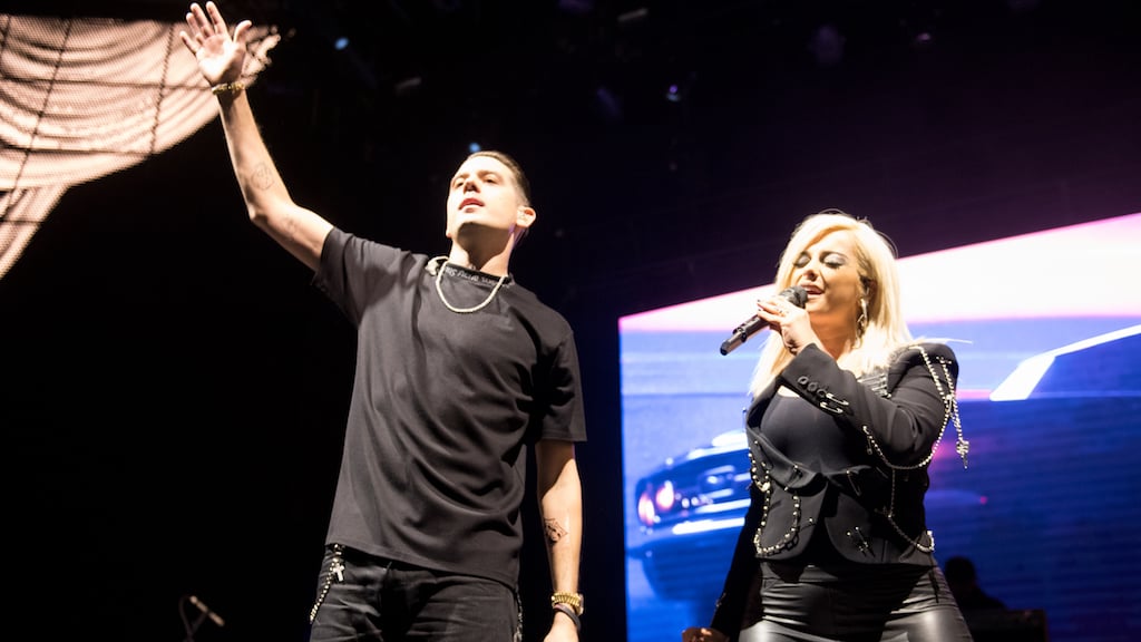 Bebe Rexha and G-Eazy perform at Stay Amped.