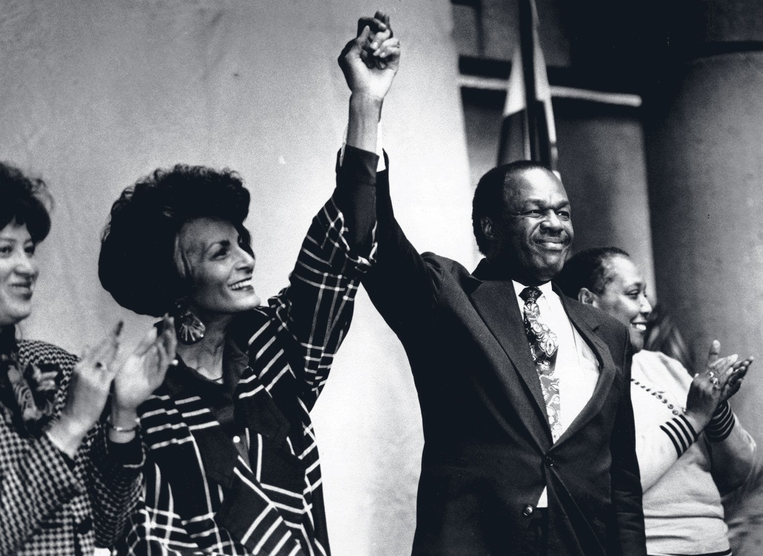 14th8 - Washingtonian Mayor Barry’s plan to erect a city building, the Reeves Center, right where the riots had begun was intended to draw thousands of workers and breathe life into the area. Photograph by James A. Parcell/Washington Post via Getty Images.