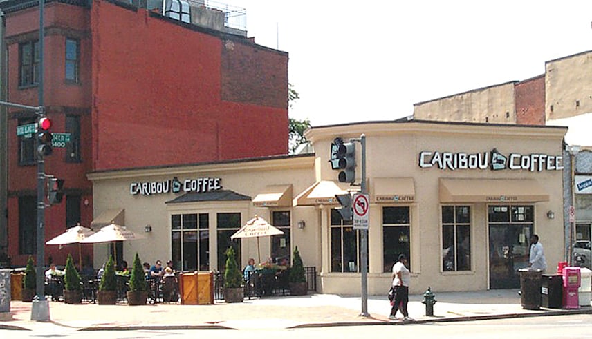 . . . a Caribou Coffee in 2002 . . .