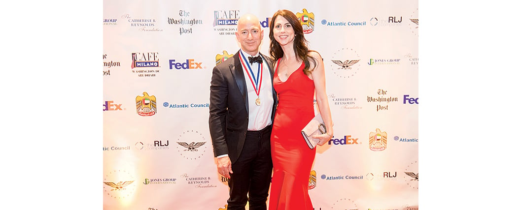 At Cafe Milano with MacKenzie Bezos for an Alfalfa Club after-party. Photograph by Dan Swartz 