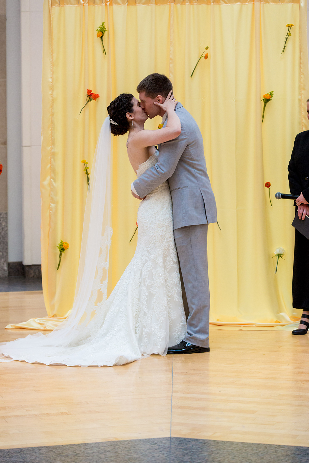 Chemistry-Themed Wedding, DC Wedding, Real Wedding, Downtown DC Wedding, Themed Wedding, Nerdy Wedding, Orange Wedding, Washington Views, Ronald Reagan Building, Ronald Reagan Building Wedding, Sokolov Photography, Chemistry Wedding