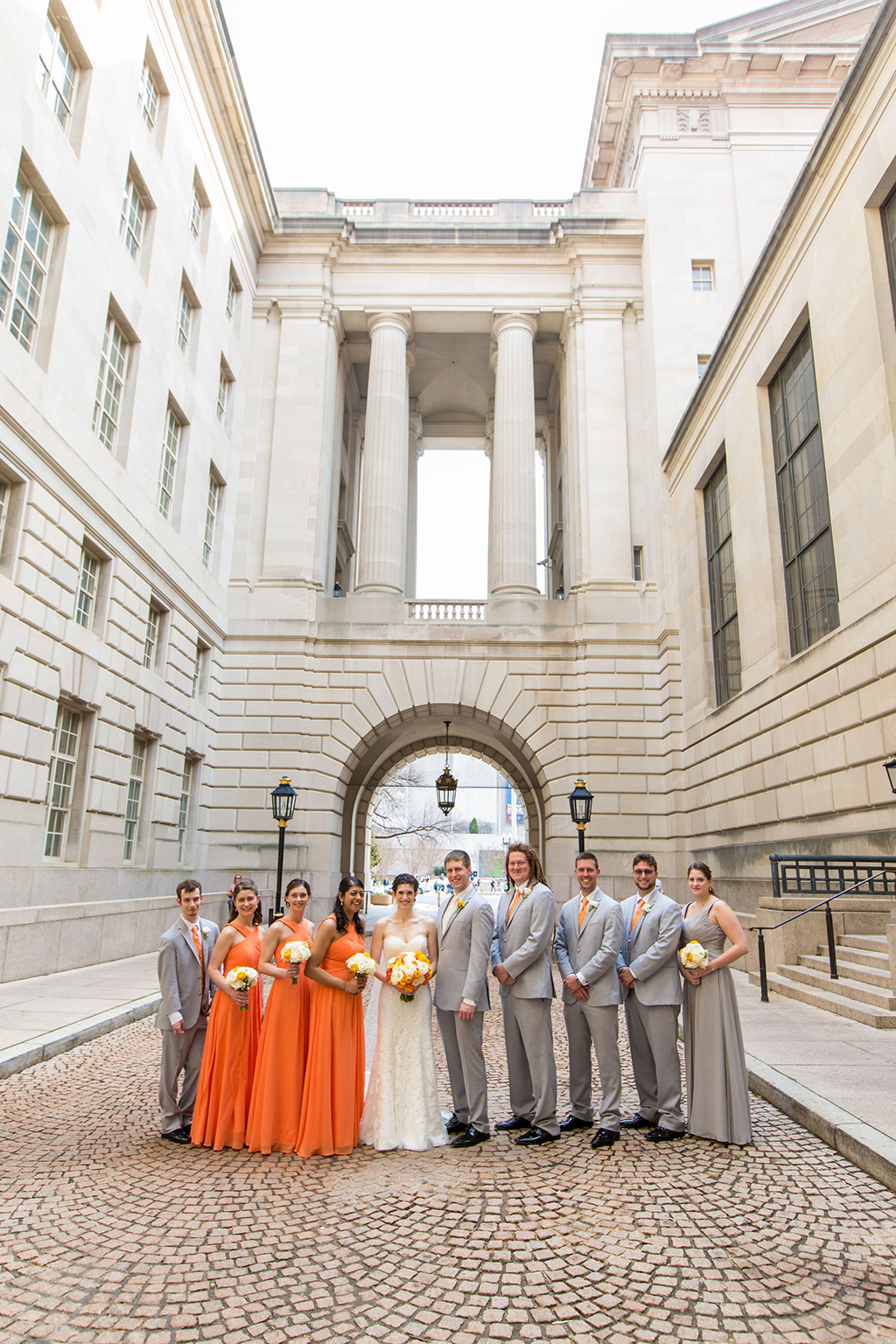 Chemistry-Themed Wedding, DC Wedding, Real Wedding, Downtown DC Wedding, Themed Wedding, Nerdy Wedding, Orange Wedding, Washington Views, Ronald Reagan Building, Ronald Reagan Building Wedding, Sokolov Photography, Chemistry Wedding