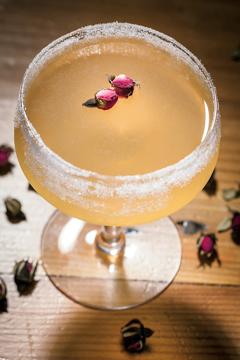 Arlington3 - Washingtonian The Grappa Crusta at Ambar. Photograph of Ambar by Goran Kosanovic.