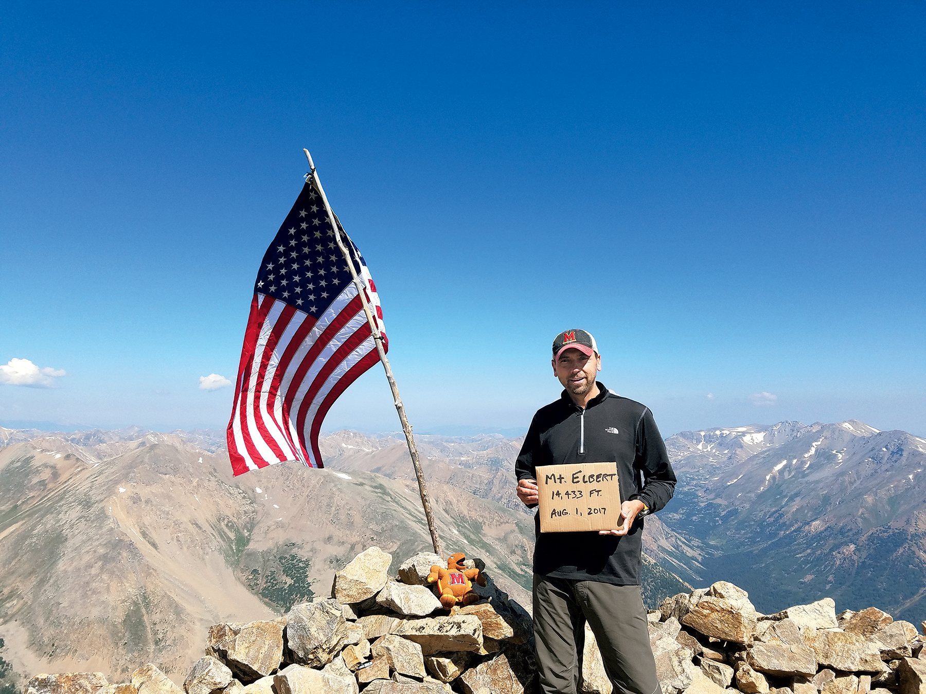 Brian Ullmann has reached 45 high points in the past year. Photograph Courtesy of Brian Ullmann.