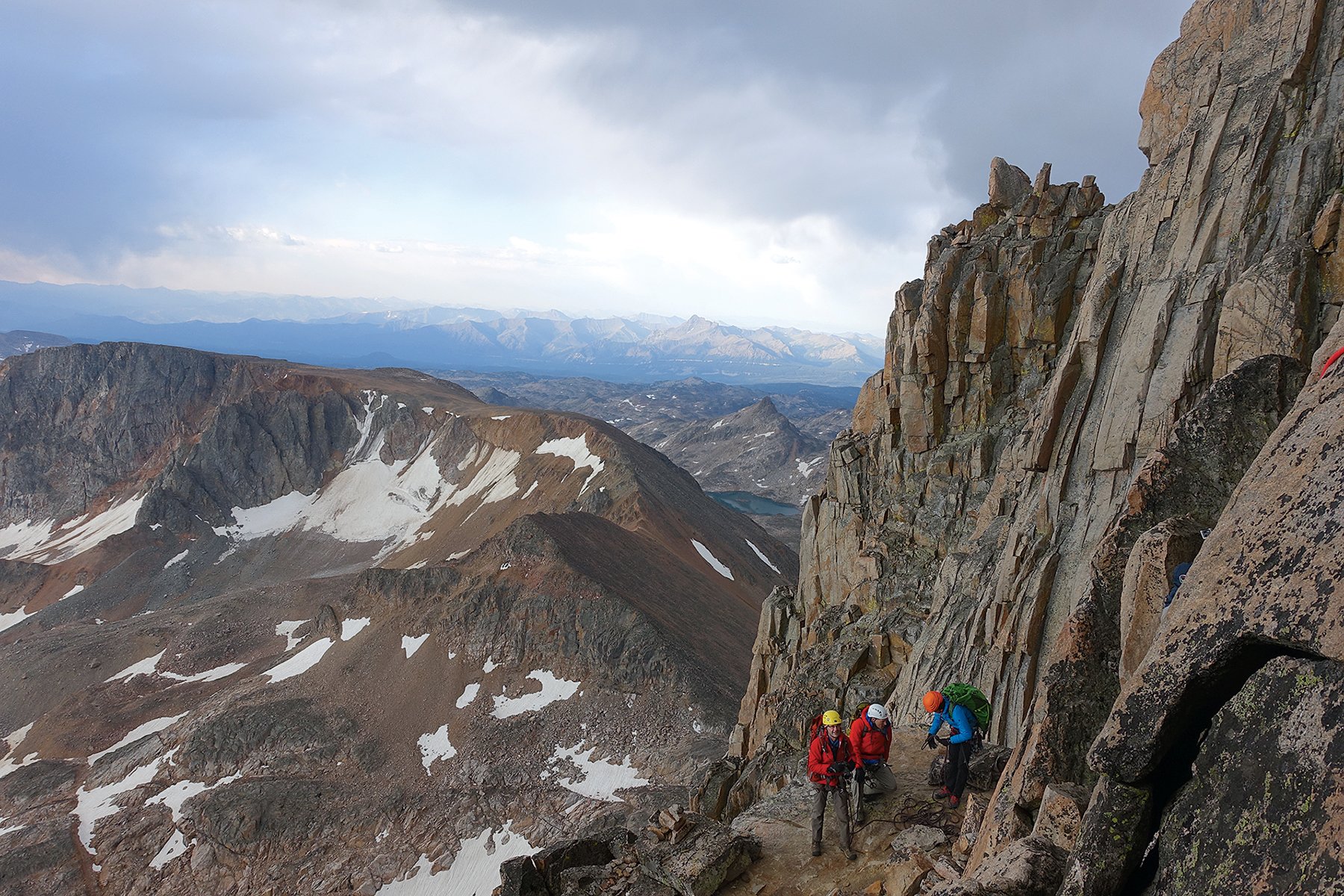 Climbing3 - Washingtonian Roger Pierson summited Montana’s Granite Peak in 2016. Photograph Courtesy of Roger B. Pierson Jr.