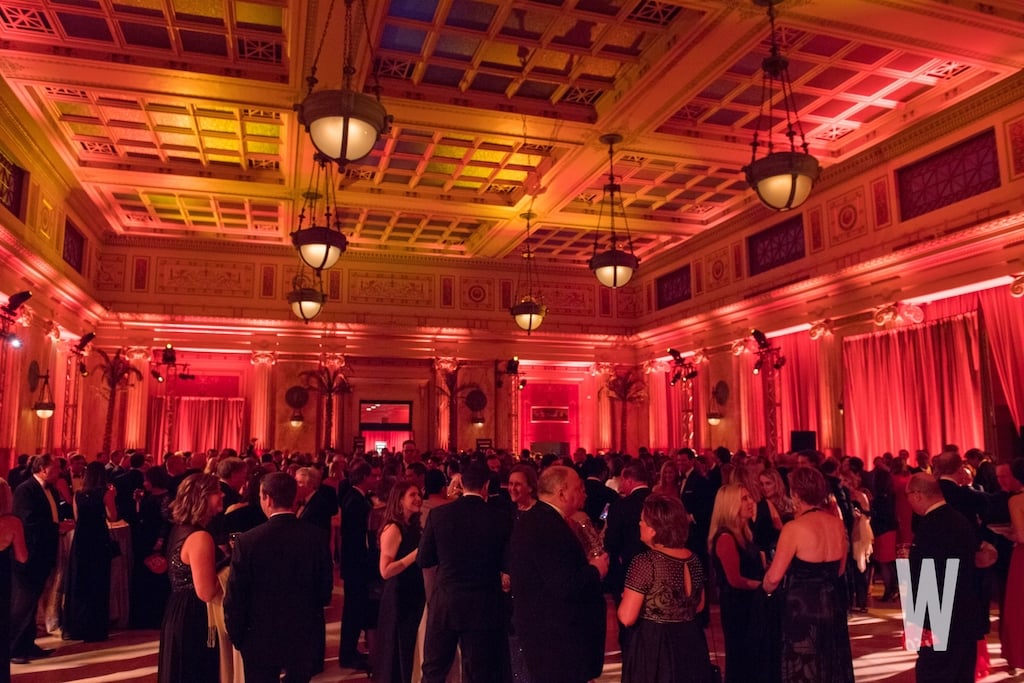 Cocktails were served inside Union Station's East Hall.