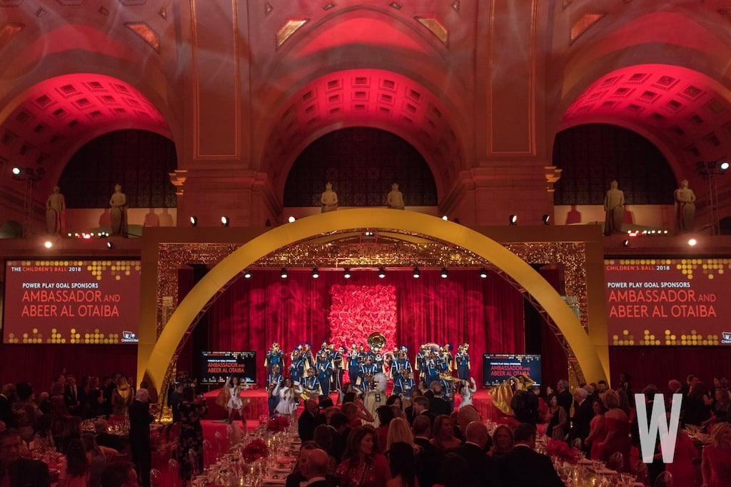 The main stage at Children's Ball 2018.