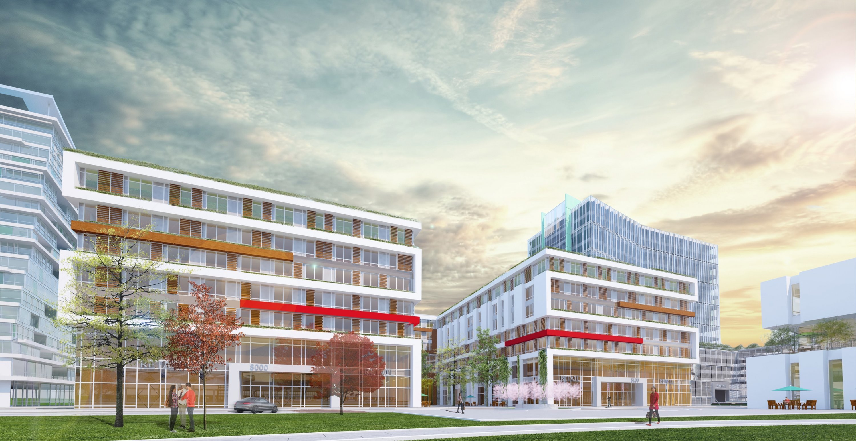 Gramercy District - High-Rise & Mid-Rise - Washingtonian Rendering courtesy of CityInk.ai.
