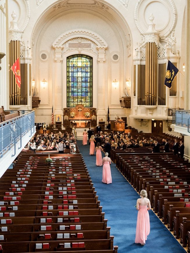 Jenna and Ben Bubblegum Pink Wedding | Renee Hollingshead USNA-15