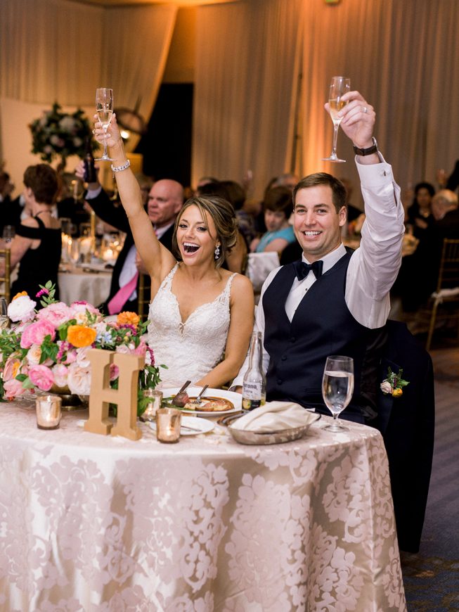 Jenna and Ben Bubblegum Pink Wedding | Renee Hollingshead USNA-39