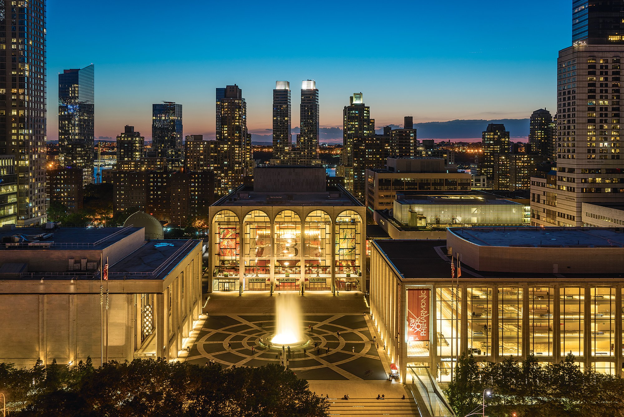 Lincoln Center hosts free concerts.