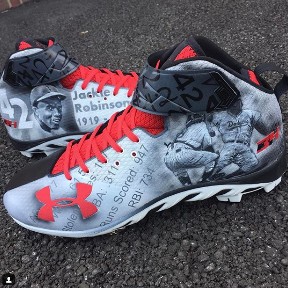 Bryce Harper Scores With Supreme x Louis Vuitton Custom Cleats for