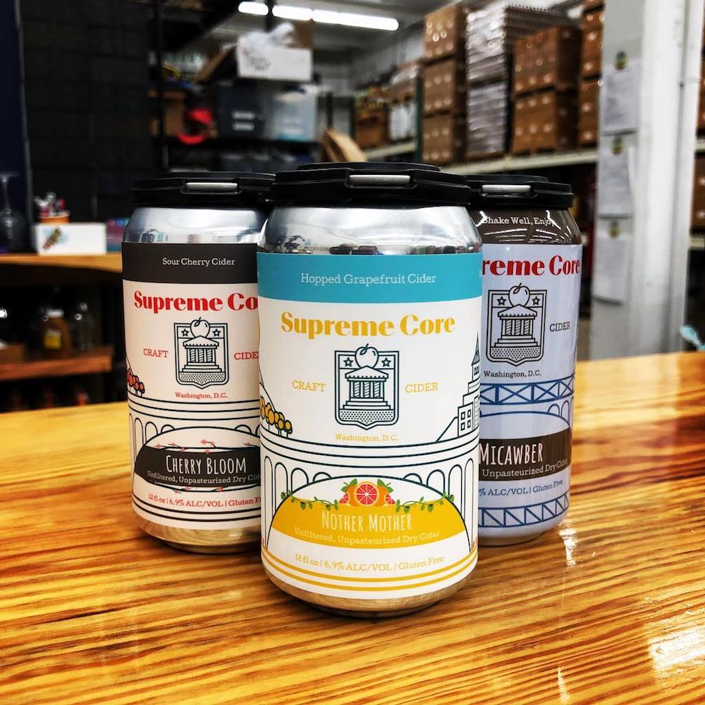 SupremeCoreCider2 - Washingtonian Supreme Core Cider Ivy City tap room.