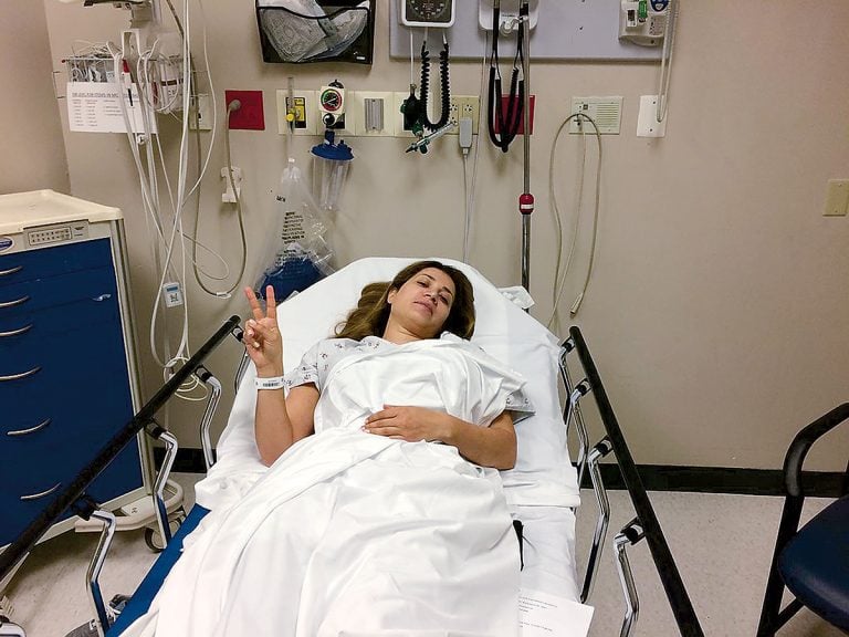 The brawl in Sheridan Circle left nine people hospitalized, including Usoyan. Photograph courtesy of Lucy Usoyan. The brawl in Sheridan Circle left nine people hospitalized, including Usoyan. Photograph courtesy of Lucy Usoyan.