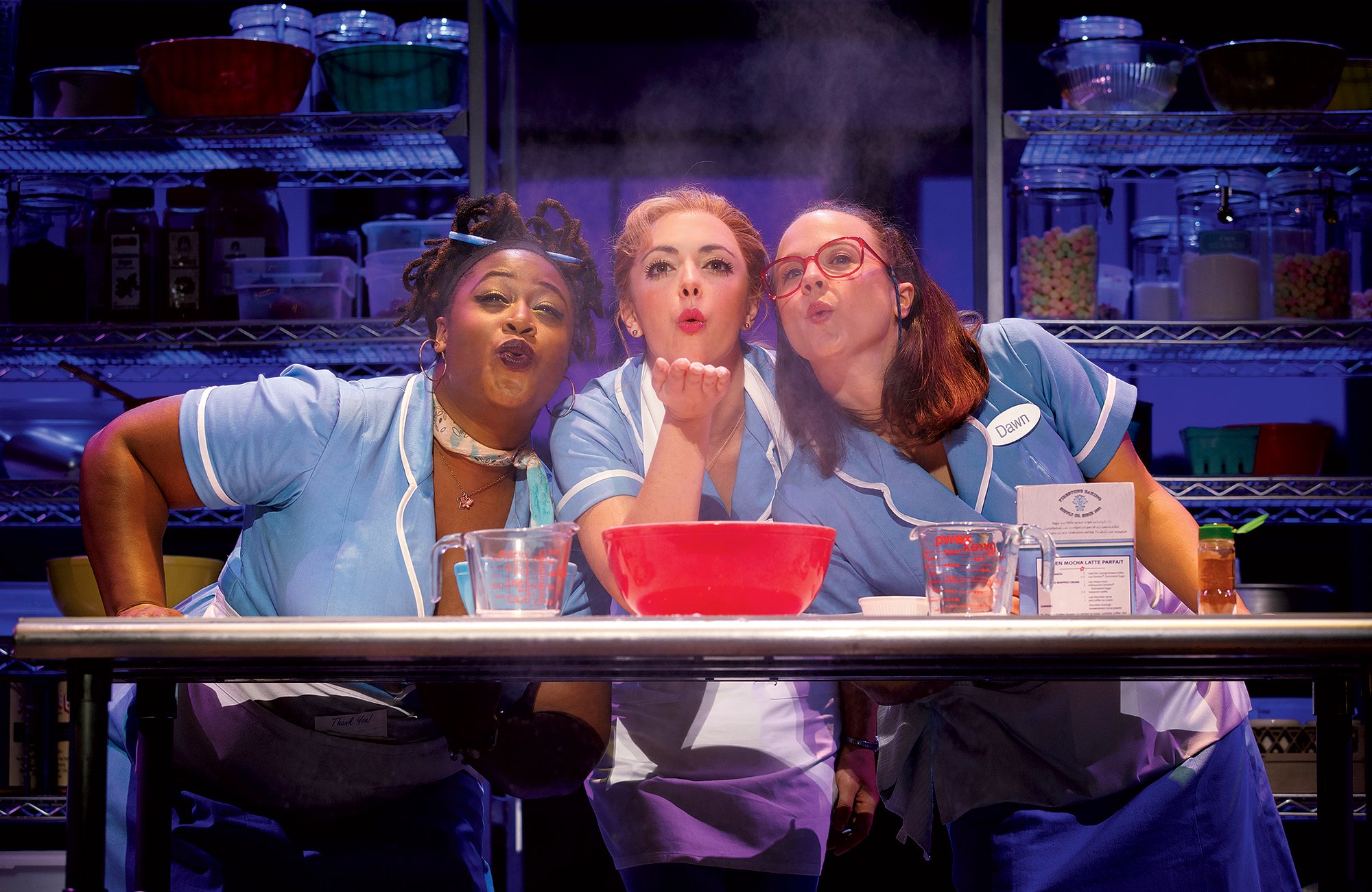 Photograph of Waitress by Joan Marcus. 