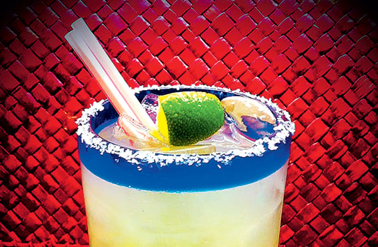 Photograph of lime margarita courtesy of Taqueria El Poblano.