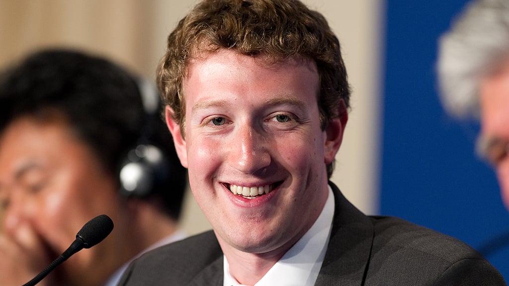 Facebook CEO Mark Zuckerberg participates to a conference about web technologies during the French G8 in 2011. Photograph via iStock.