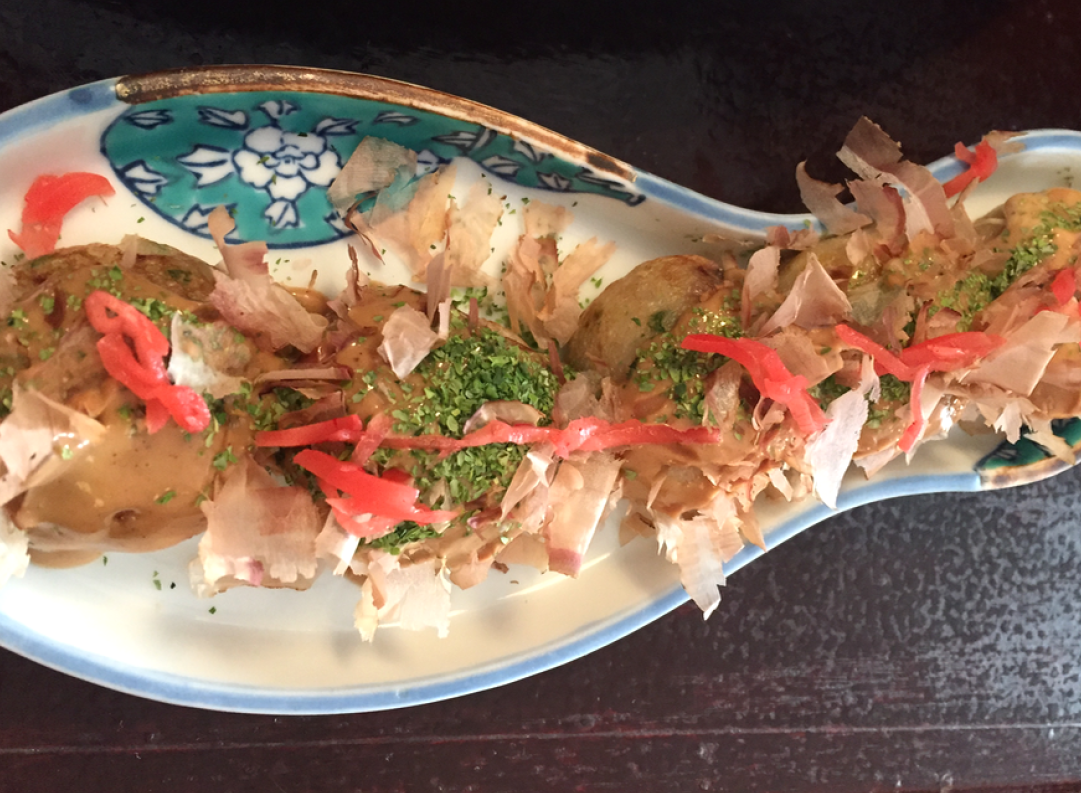 takoyaki at Izakaya Blue Ocean - Washingtonian Izakaya Blue Ocean, best Japanese DC