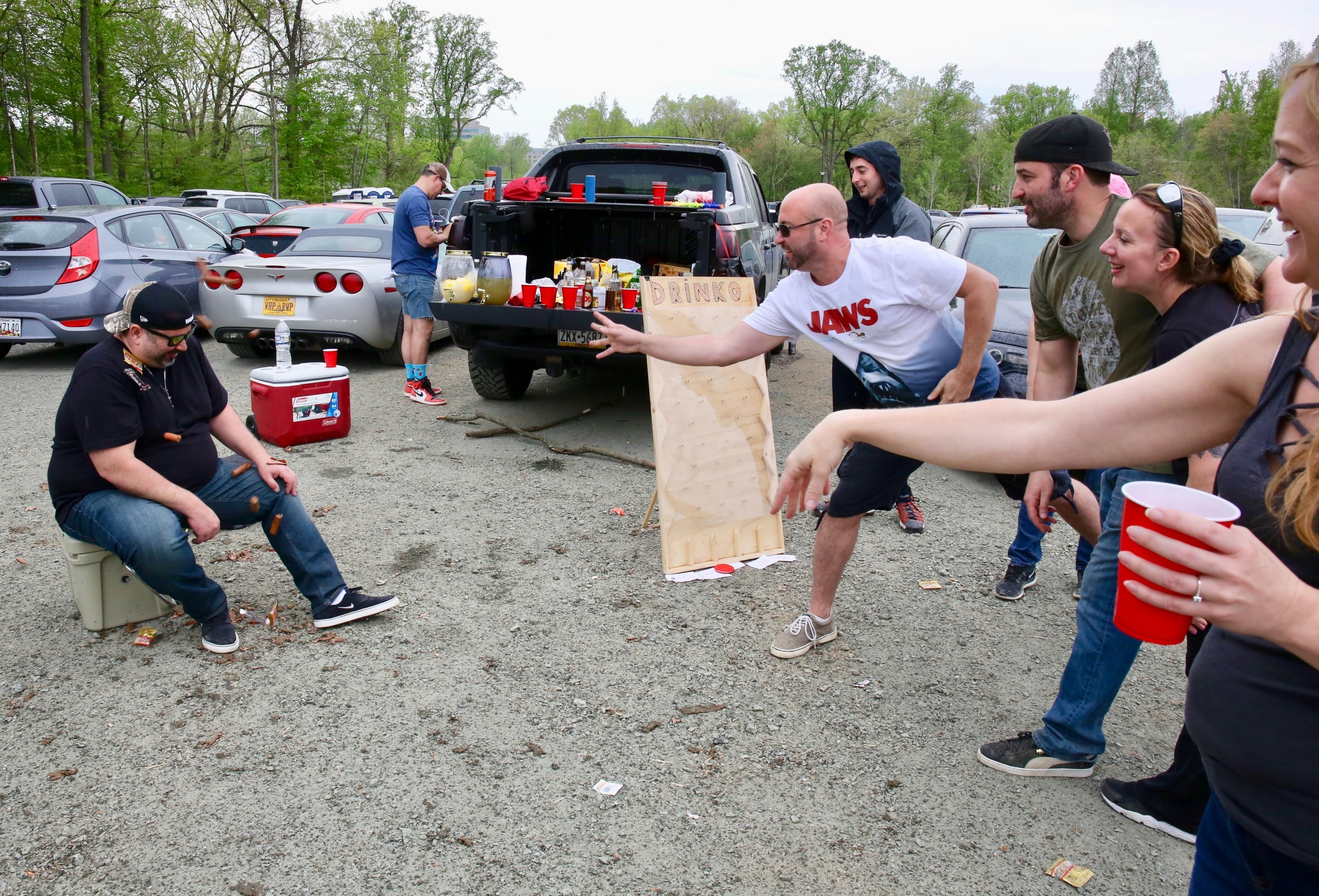 The weiner storm reigns down on Mike after he loses at Drinko.