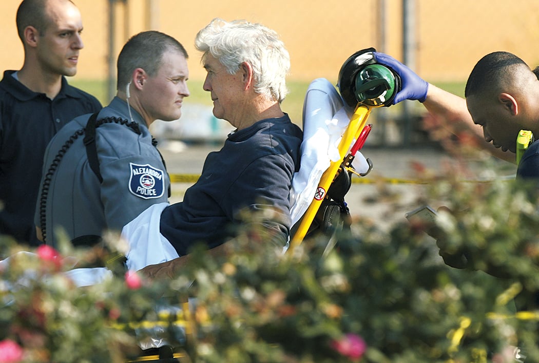 Head coach Roger Williams, a Texas congressman, was injured. Photograph of Williams by Alex Wong/Getty Images.