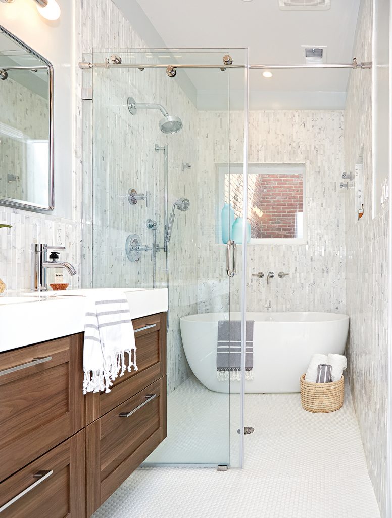 How to Maximize Space in a Cramped Rowhouse Bathroom Washingtonian