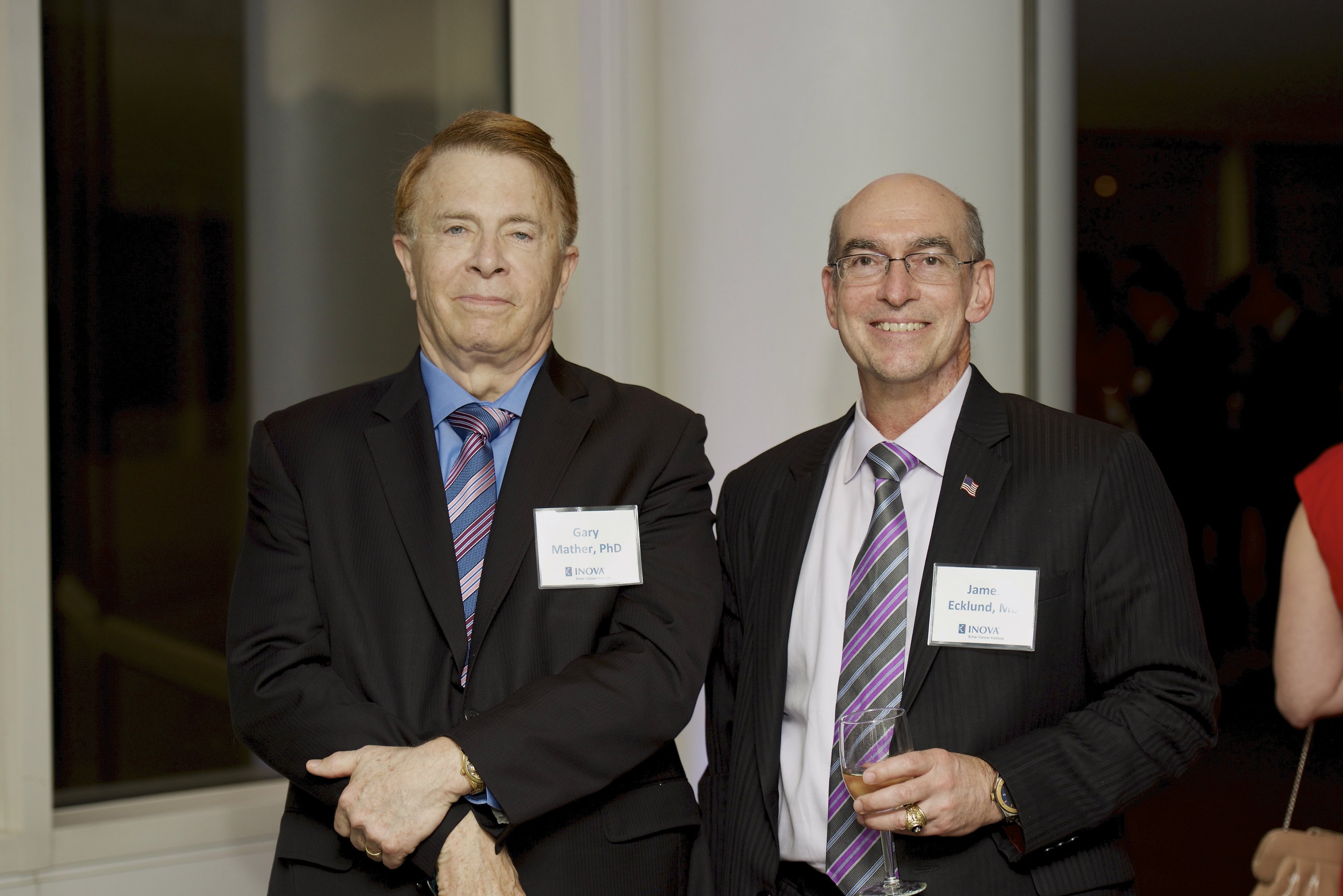 Gary Mather, PhD and James Ecklund, MD. Photograph by Sean Kelly. 