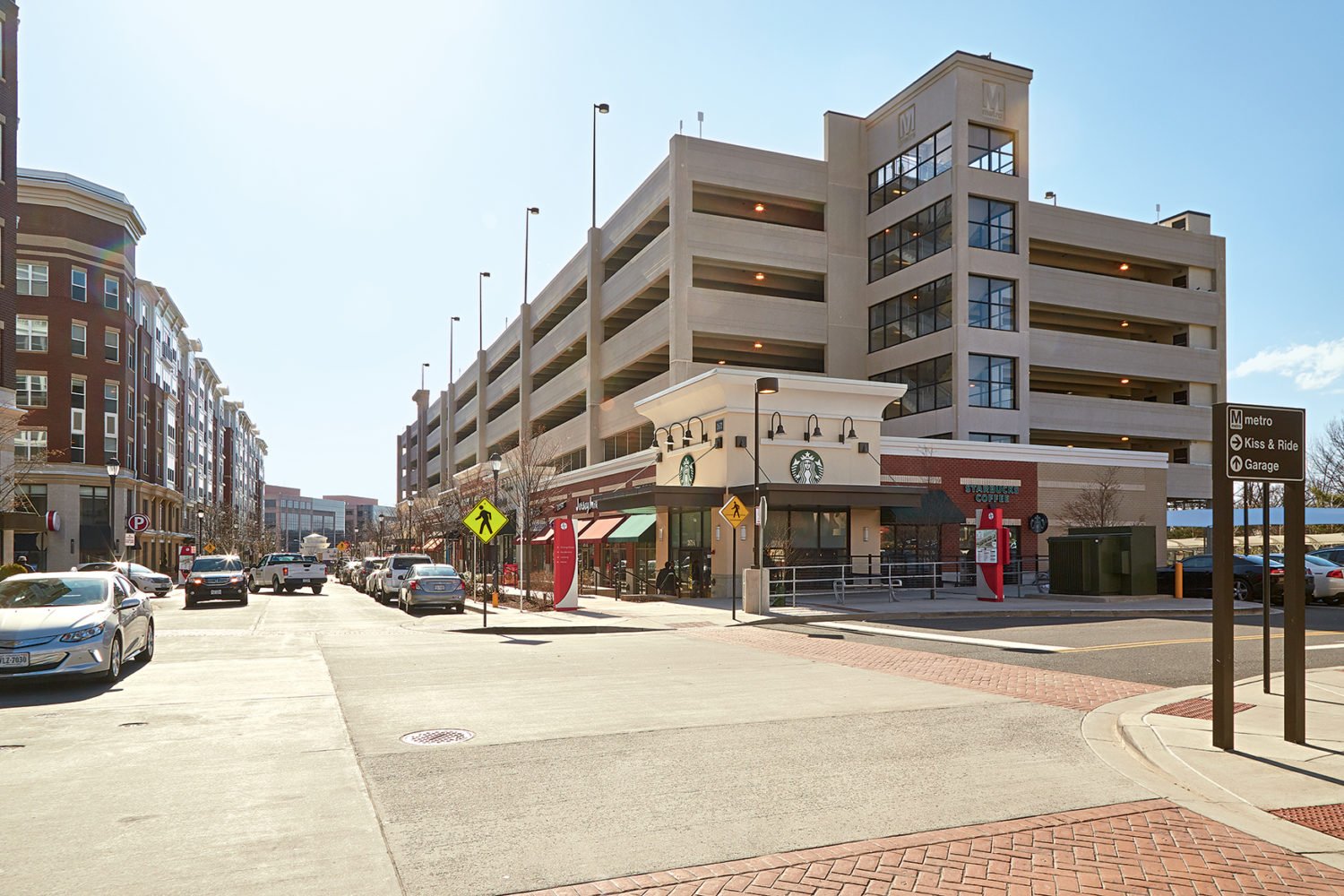 The Dunn Loring Metro shows how better use of space can increase living opportunities. Photograph by Jeff Elkins.