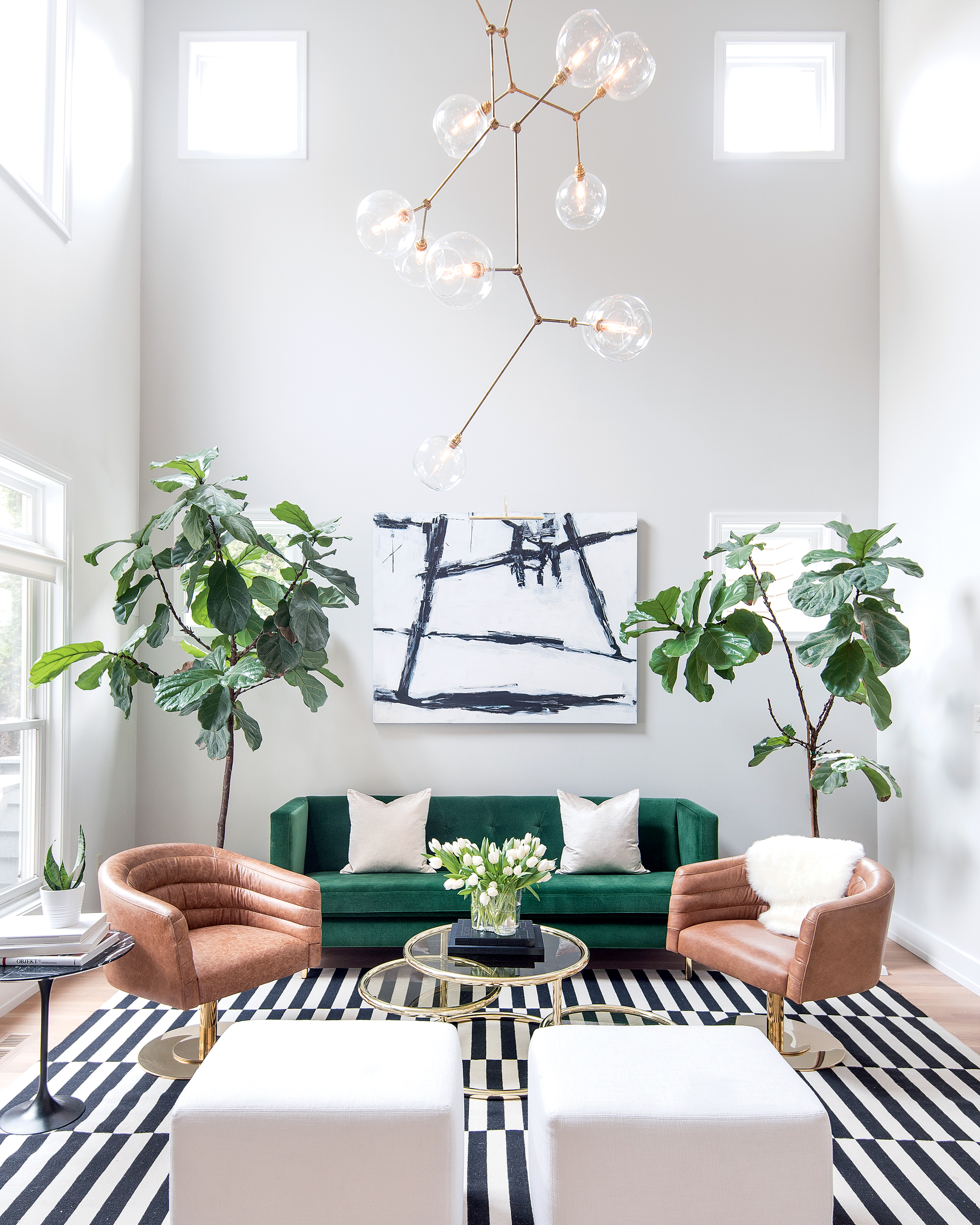 HomeJune - Washingtonian How a couple on a budget created a bright Reston home that only looks like a million bucks. Photograph by Laura Metzler.