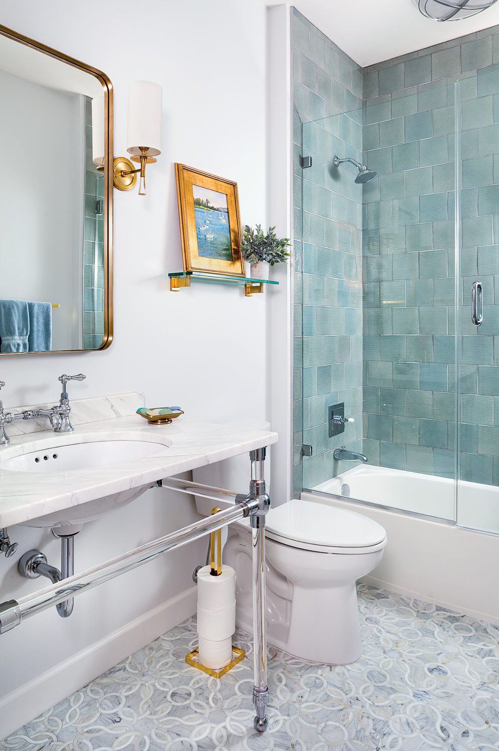 Mixing Metals is the Bathroom Trend You Need to Try Washingtonian