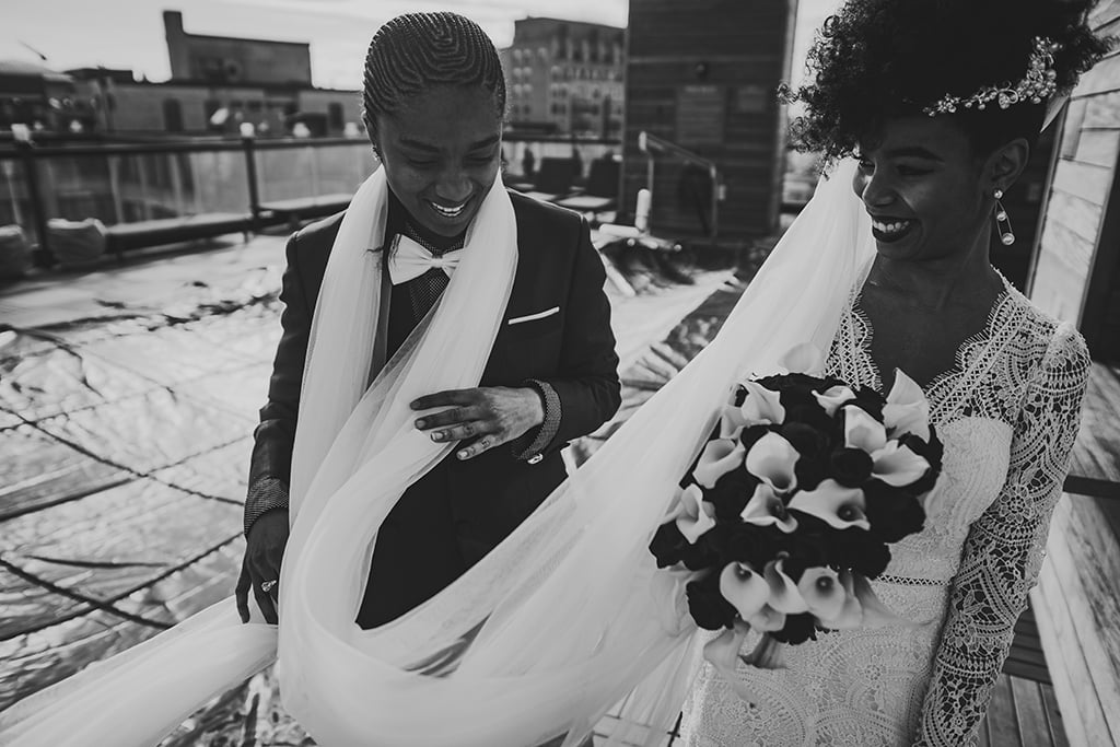 Aja Campbell + Alexis Epps Harry Potter Wedding Mason & Rook