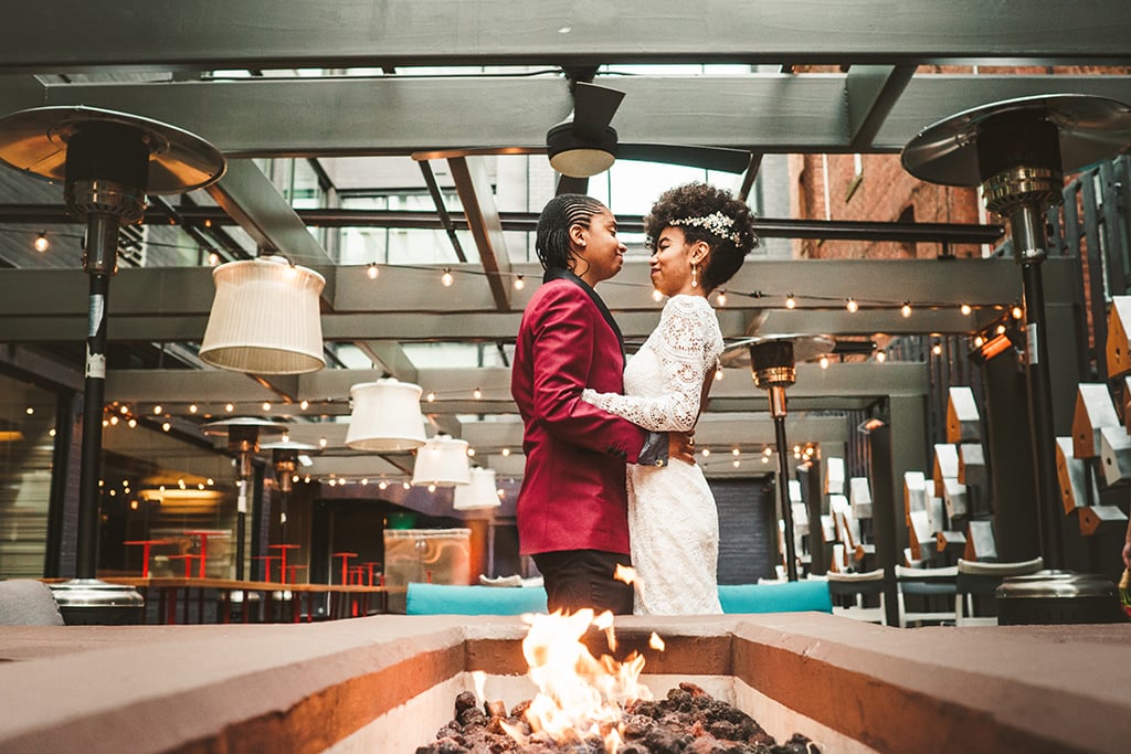 Aja Campbell + Alexis Epps Harry Potter Wedding Mason & Rook