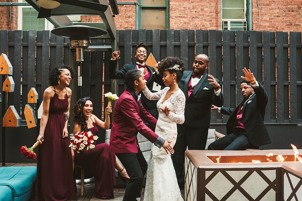 Aja Campbell + Alexis Epps Harry Potter Wedding Mason & Rook