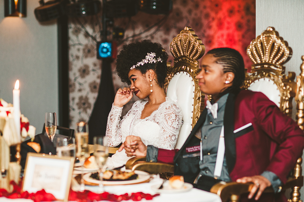 Aja Campbell + Alexis Epps Harry Potter Wedding Mason & Rook